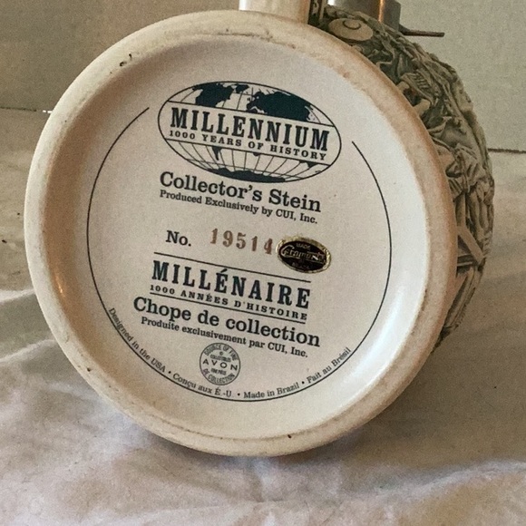 Avon beer stein , millennium 1000-2000, nice. - Picture 3 of 6